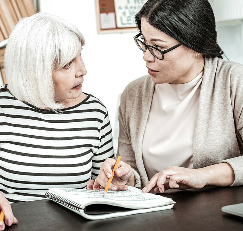 Adults in Library